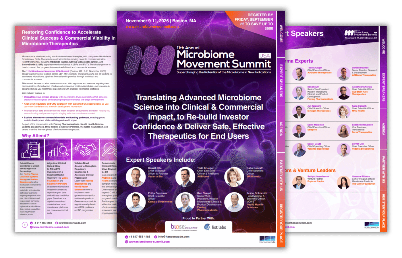 11th Microbiome Movement USA Summit 2026 - Brochure Preview